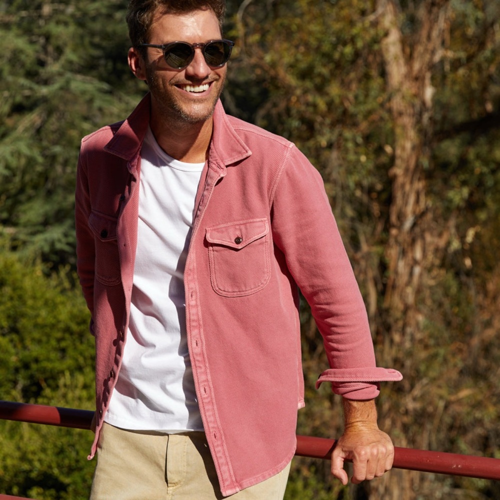Outerknown Salmon Chroma Blanket Shirt